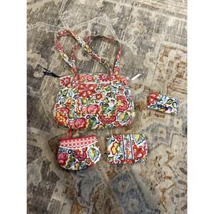 Vera Bradley 4 Piece Set English Meadow Pattern